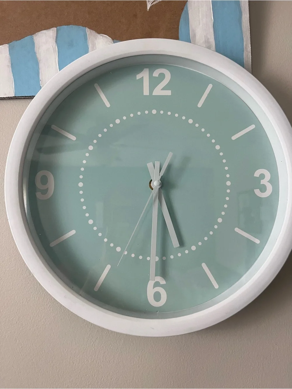 Mint Green Wall Clock